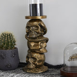 Skull Tower Candleholder