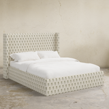 Thea 48" Wingback Platform Bed - Full