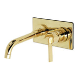 Continental Single-Handle Wall Mount Bathroom Faucet