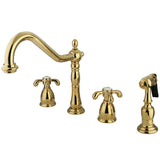 French Country Kitchen Faucet with Sprayer