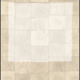 Parchment Square White Wall Art
