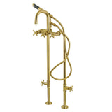 Concord Freestanding Tub Faucet with Supply Line + Stop Valve