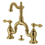 Vintage English Country Bridge Bathroom Faucet