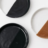 Dawson Spoon Rest - Matte Black/White - 4 inch