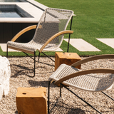 Teak Square Stool