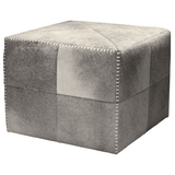 Miles Leather Ottoman - 2 Sizes