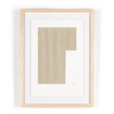 Negative In Taupe Wall Art by The Holly Collective