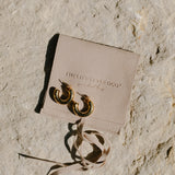Ore Huggie Hoop - Gold