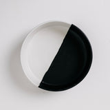 Dawson Stoneware Bowl - Matte Black/White