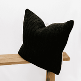 Maverick Pillow - Black - 22"x22"