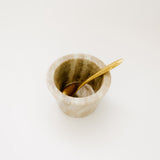 Felicity Marble Bowl w Brass Spoon - 3 Colors