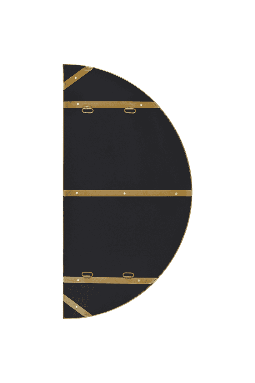 back of the half moon mirror