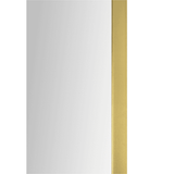 brass frame of the half moon mirror