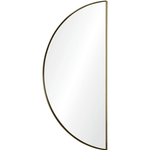 Half moon framed mirror